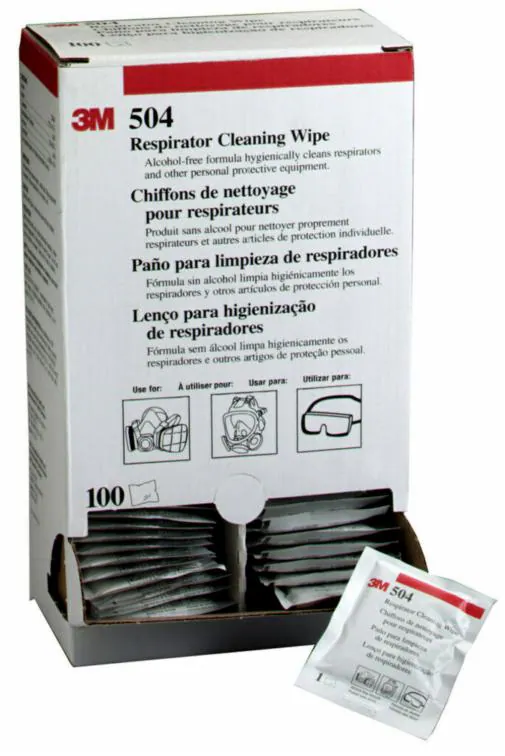 3m respirator cleaning wipe 504 07065aad